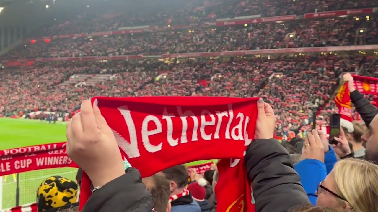 Liverpool v Brighton, 14-2-2026. You’ll Never Walk Alone