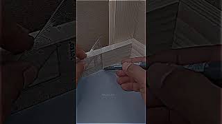 "Wait Till End 😱" 😱 Perfect Wood Cut Design – So Satisfying! #Shorts