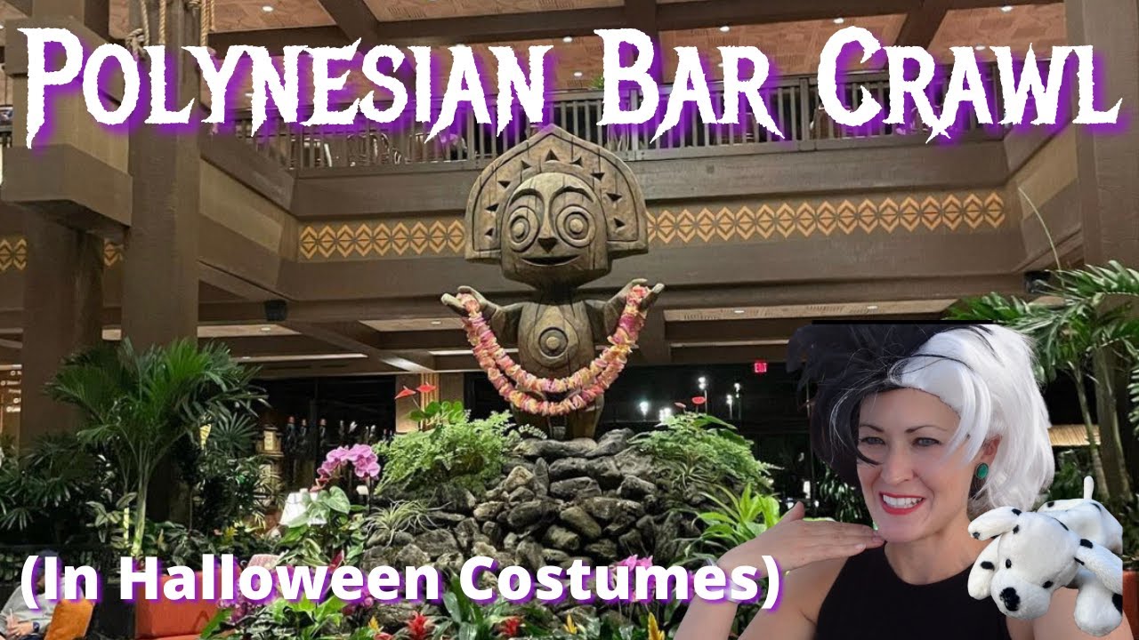 Polynesian Bar Crawl | Tambu Lounge | Barefoot Pool Bar | Trader Sam's | Disney's Polynesian Resort
