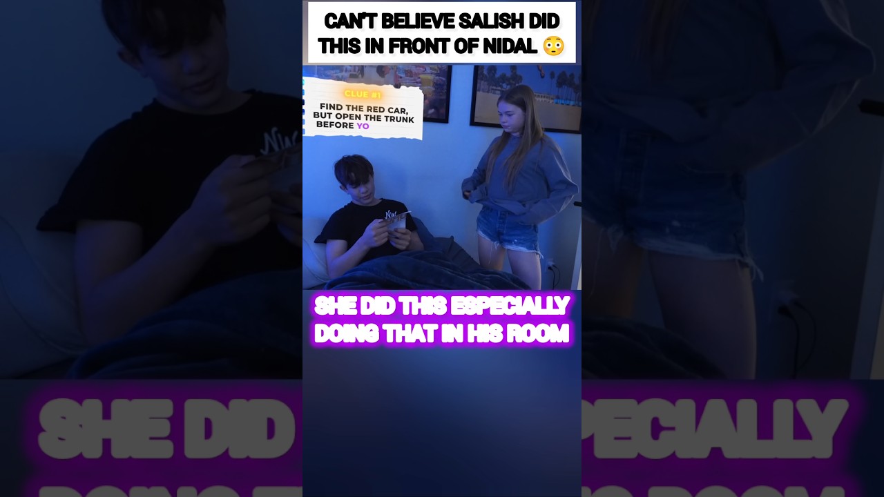 CAN'T BELIEVE Salish Matter did this in front of Nidal Wonder?!😳🫢 #nalish #shorts #trending #video