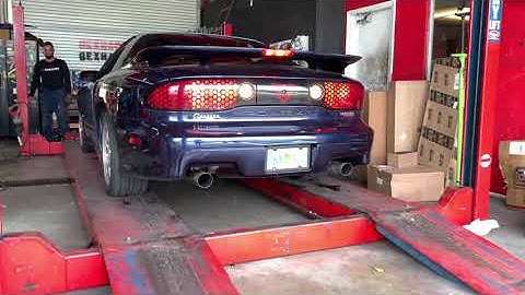 Trans am exhaust sound magnaflow catback system