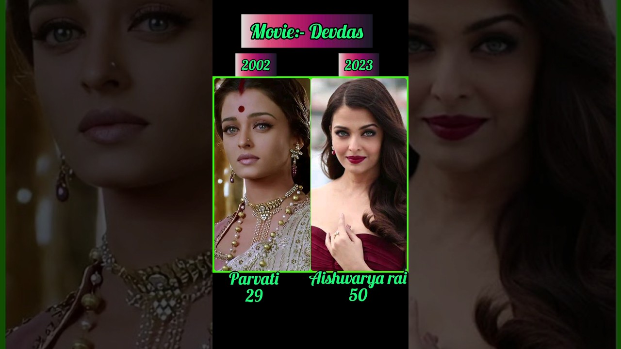 Devdas movie cast then vs now😍