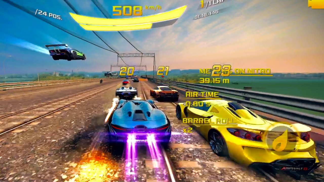 Asphalt 8, McLaren ELVA, METAL SEASON Adventures Crashing A Lot Of Cars