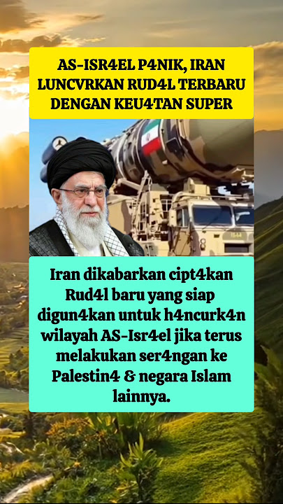 AS-Isr4el Panik‼️Iran Siapkan Rud4l Baru #trending #beritaterkini #iran
