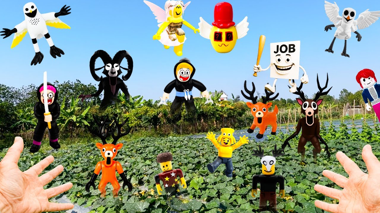 Hunting 99 Nights in the Forest & Steal a Brainrot Toys in the Pumpkin field😱| Pot hotspot