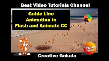 Animate CC  Motion Guide Line Animation  I  Flash Animation Motion Guide Tutorial #FlashAnimation