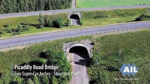 Super•Cor Arches create grade separations at Penobsquis, NB