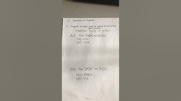 6.1 operations with functions