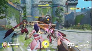 Overwatch: QuickPlay: Eichenwalde - Ghostfish (Pharah Lvl 180) Ft Jordskiee, Raiya, Neglect, Synergy