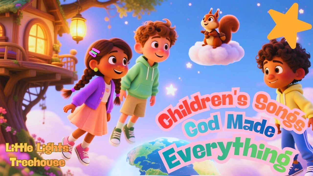 🌟Christian Kids Songs | God Made Everything | Creation Song | (Sing-Along With Lyrics)