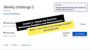 Assess for success marketing analytics and measurement weekly challenge 2 || theanswershome