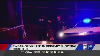 7-year-old killed in drive-by shooting in South Bend