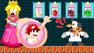 Dr. Mario helps Pregnant Peach Choose Milk from Vending Machine | Game Animation