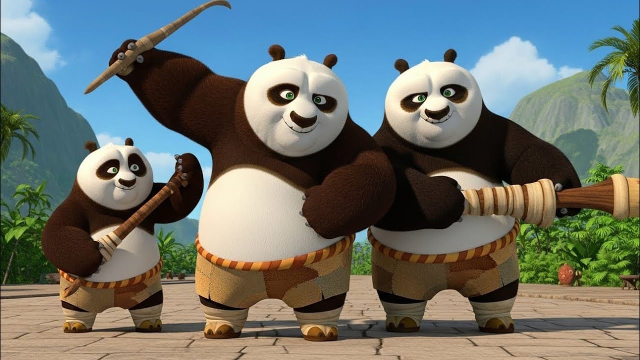 Kung Fu Panda | Funny Panda Adventures 🐼🥋 | Kids Cartoon Animation