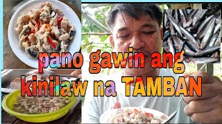 Pano gawin Ang kinilaw na isdang Tambanpinoy version