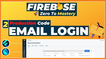 2.Firebase Email Login : Zero To Mastery🔥