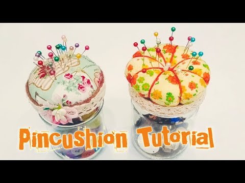 Pincushion Jar Tutorial - Sewing Kit - Bantal Jarum