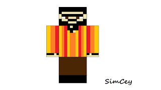 Minecraft Recep İvedik Skin Çizimi (Paintten)