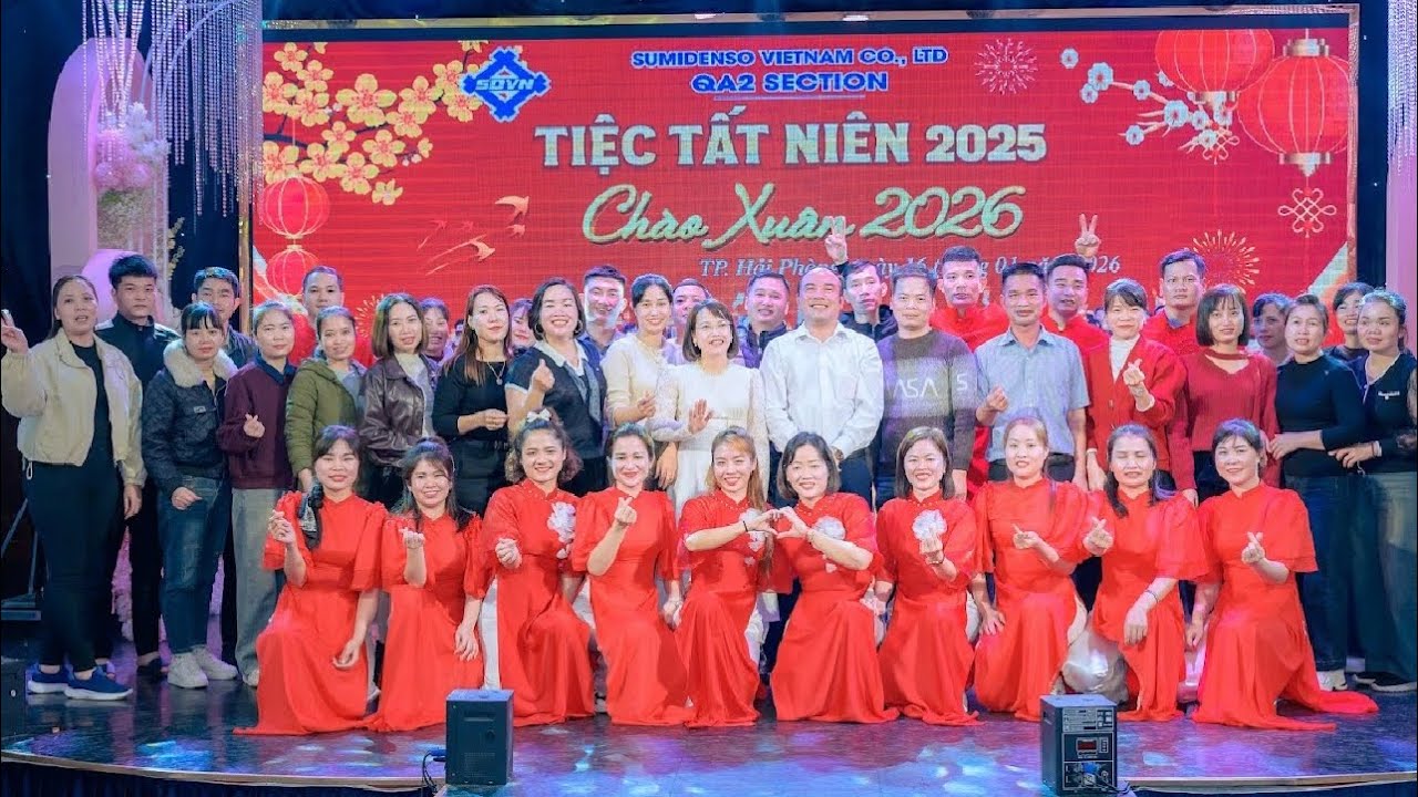 Tất niên 2025-Chào xuân 2026 của KTTG Qa2 cty TTHH Sumidenso Việt Nam
