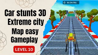 Car Stunts 3D – Extreme city Level 10 Easy Map Gameplay | Android Game | Game link 👇 screenshot 5
