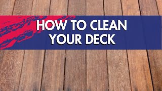 How To Clean Your Deck With 30 Seconds Outdoor Cleaner