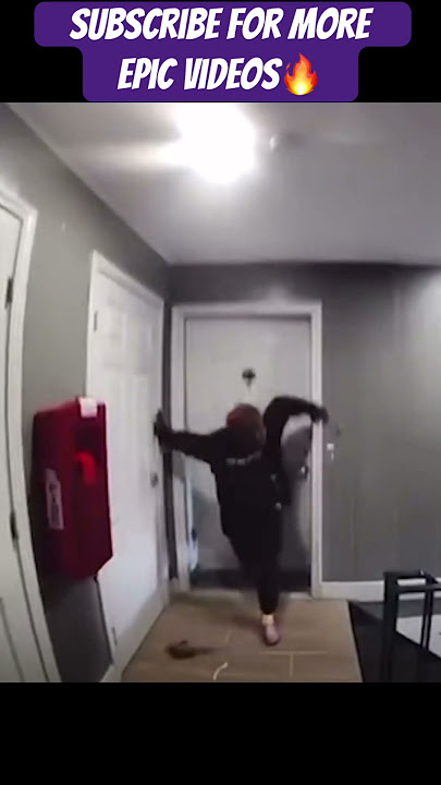 Angry Girl Kicks Down Door😱 Caught On Camera 📸 #goviral #funnyshorts