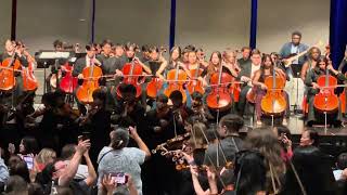 Dulles High School Full Orchestra Tribute song to all Seniors, Class of 2026