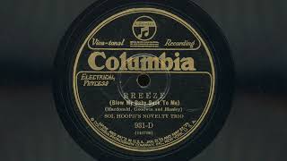 "Breeze (Blow My Baby Back To Me)" - Sol Hoopii's Novelty Trio (1926)