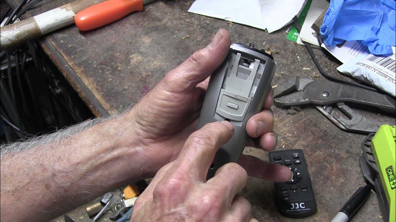 Remington shaver replace batteries YouTube