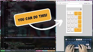 ASMR Programming - Mechanical Keyboard Calculator - No Talking