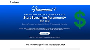 Select Spectrum Customers Get Paramount+ Essential Plan Free