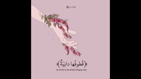 سورة الحاقه من( ١٩ )الى (٢٤ )لاتنسى الوصف 👇