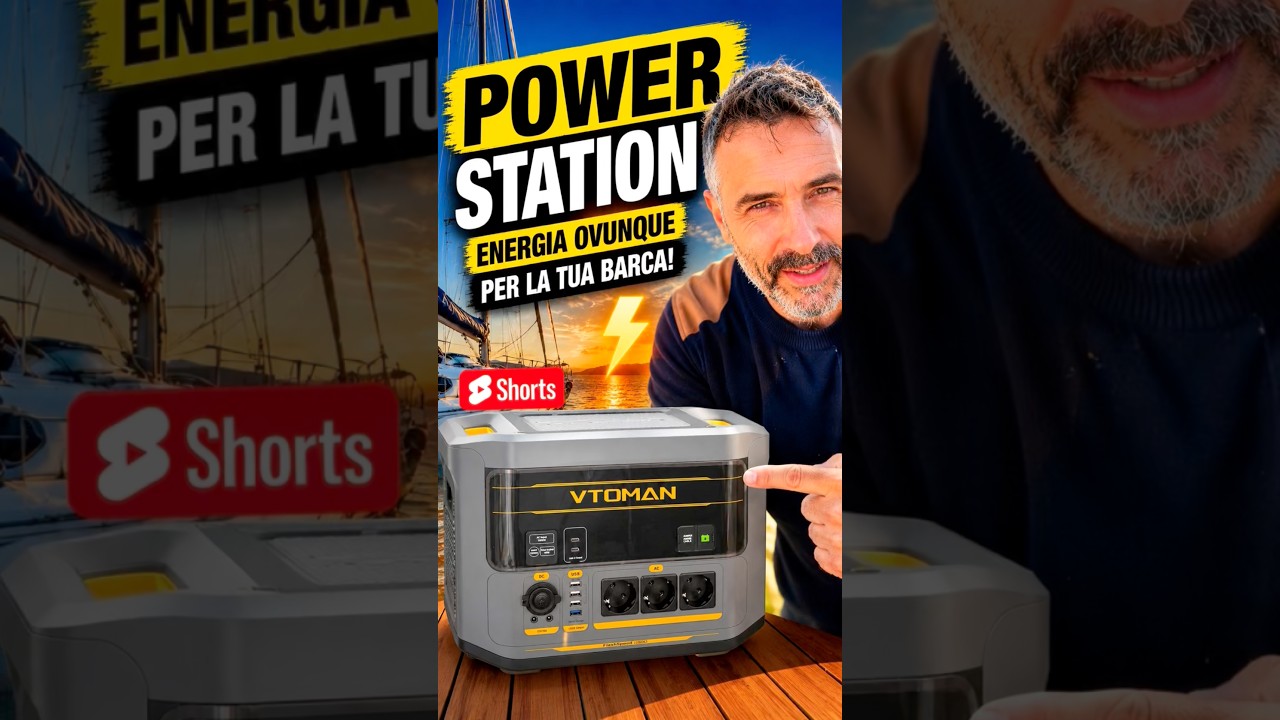 ⁣Come Avere la 220V in Barca Senza Rifare l'Impianto! (VTOMAN FlashSpeed 2400) 🔌🌊⁠