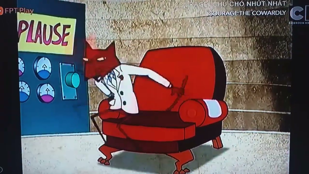 Courage, the Cowardly Dog: Klub Katz - Courage on Plane is Save the Muriel on Washing Machine