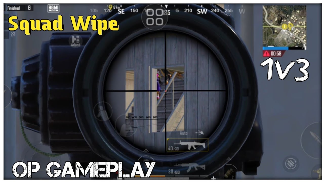 The Squad Wipe 1v3 OP GAMEPLAY | BGMI By Lukhkha | #8 @lukhkhabrothers ...