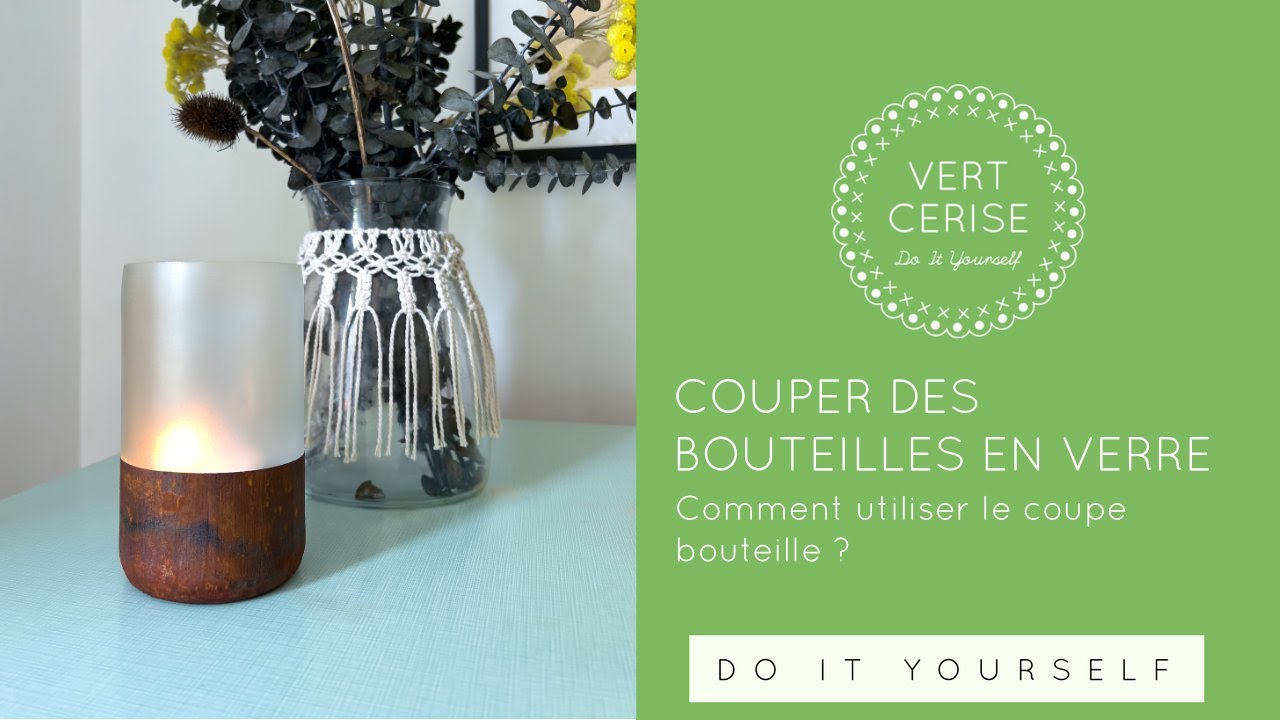 10 choses à faire avec une bouteille en verre vide Recette 1