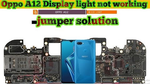 Oppo A12 Display light not working problem solved|#youtubeviralvideo