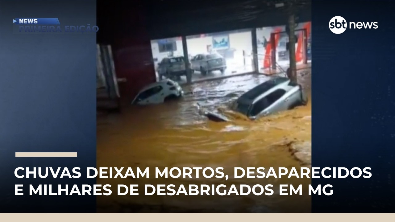 Tragédia em MG: sobe número de vítimas após temporais em Juiz de Fora e Ubá | #NewsPrimeiraEdição