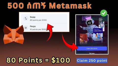 🦊Metamask Rewards Program LIVE!💰Get 500 Points (Instant) For All User
