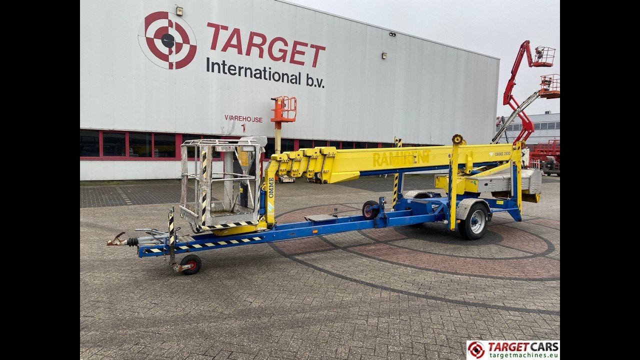 782567 OMME 2900EBZ TOWABLE TELESCOPIC BOOM WORK LIFT ELECTRIC 24V 2900CM 2008 6804V