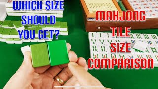 Chinese Mahjong Tile SIZE Set Comparison Large vs X-Large (Yellow Mountain VS Cafolo) screenshot 4