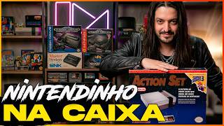MEU AMIGO ME ENVIOU UM NINTENDINHO (NES) NA CAIXA 😱 | Unboxing Retrô Nintendo