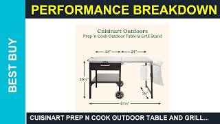Cuisinart Prep n Cook Outdoor Table and Grill Commercial Stainless Steel Grill Station Review