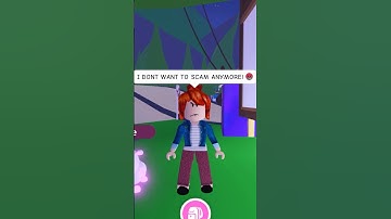 This noob SCAMMED her FRIEND in Adopt me?! 😢💔 #roblox #robloxstory #robloxgame #story #game