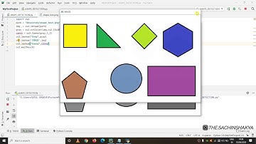 SHAPE DETECTION - OPENCV IN PYTHON | GETTING STARTED WITH MACHINE LEARNING