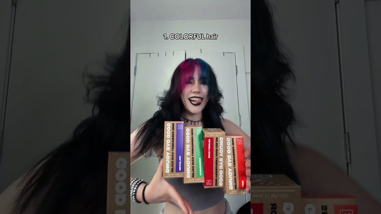 Reasons to Get Colorful Hair👀 #hair #haircolor #hairdye #alt #altgirl #alternative #real #relatable