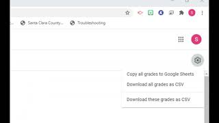 Exporting Google Classroom Assignments and Scores