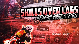 SKILLS OVER LAGS⚡ | REDMI NOTE 5 PRO GAMEPLAY | LOW-END DEVICE PLAYER | DVL OP #dvlop#pubgm#note5pro screenshot 5