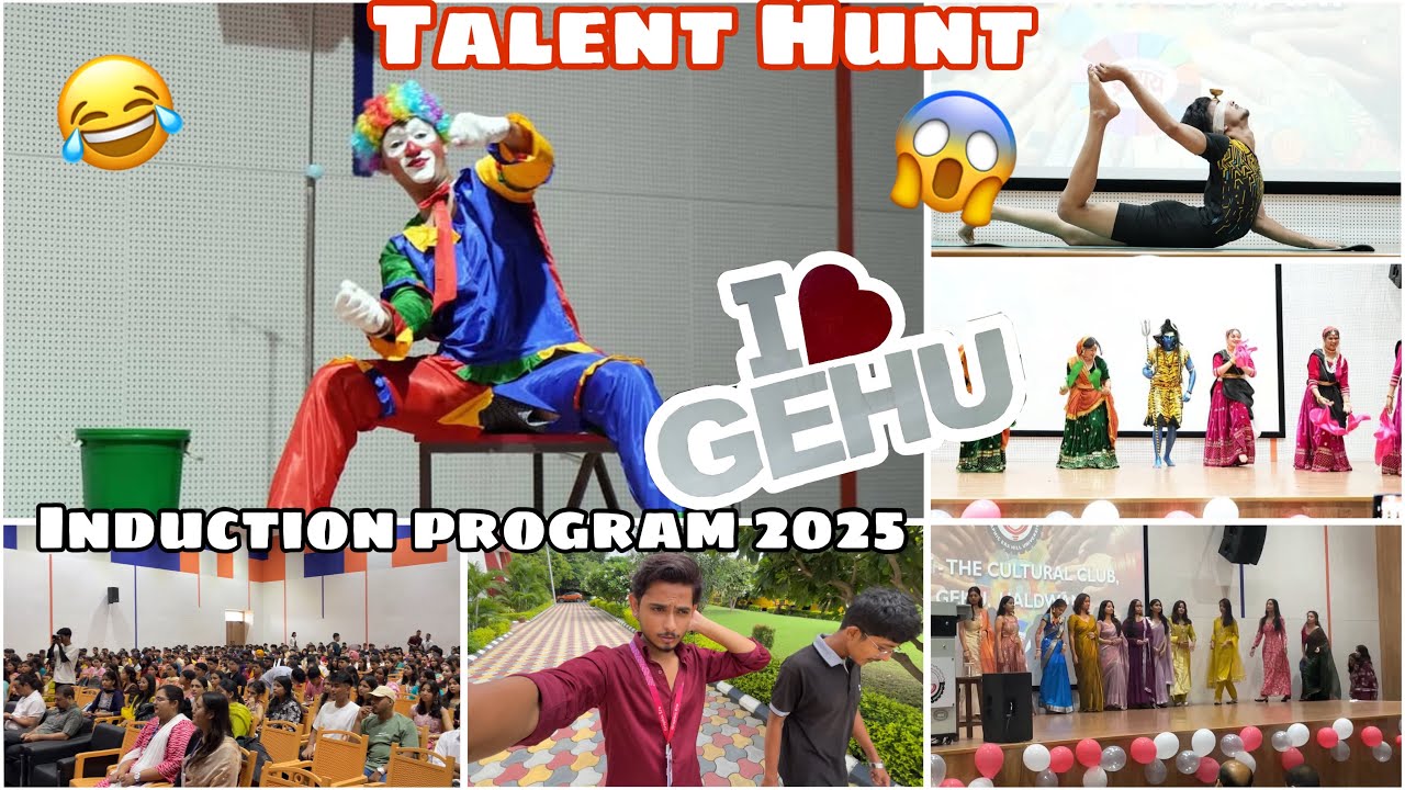 Talent-Hunt (Induction program) 2k25🎸🕺| Graphic Era | Haldwani | GEHU | Aman Vlogs 