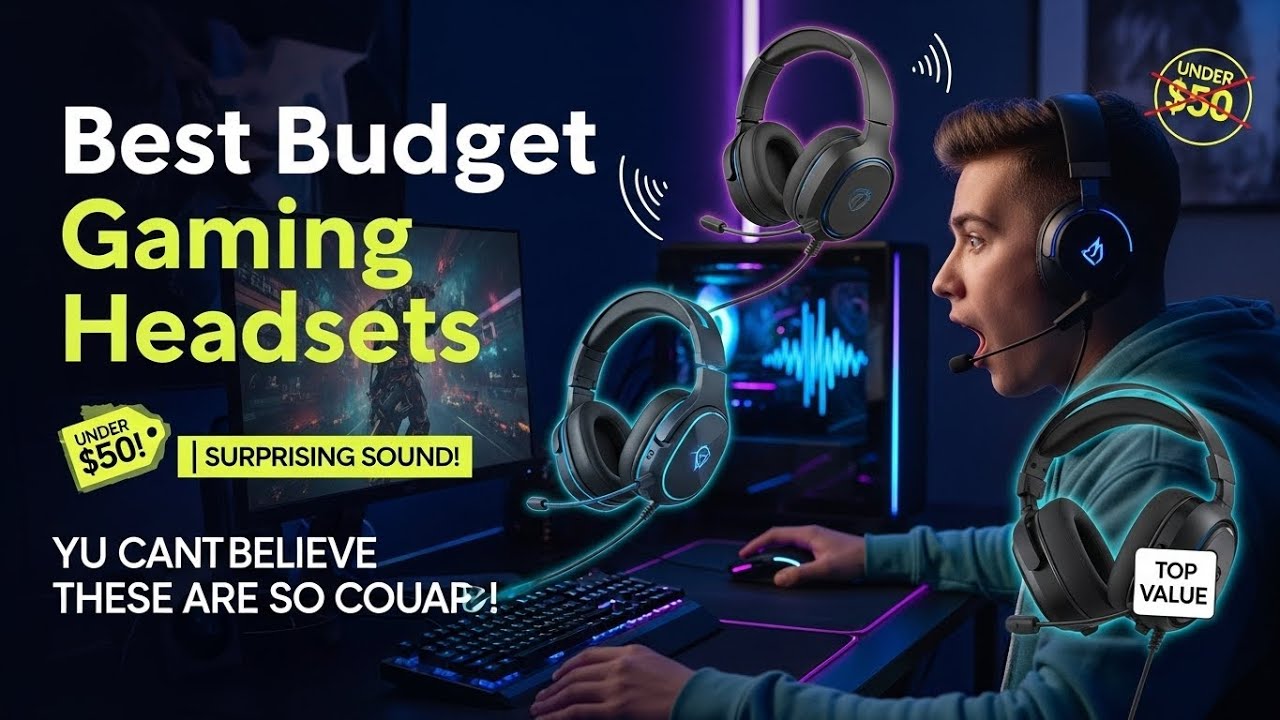 TOP 5 Best Budget Gaming Headsets 2026 || Gaming will never be the same🚀🎮 ||